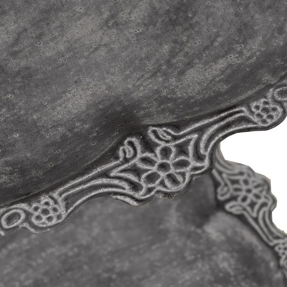 Sivý kovový regál 45x144x45 cm Mireille – Ixia