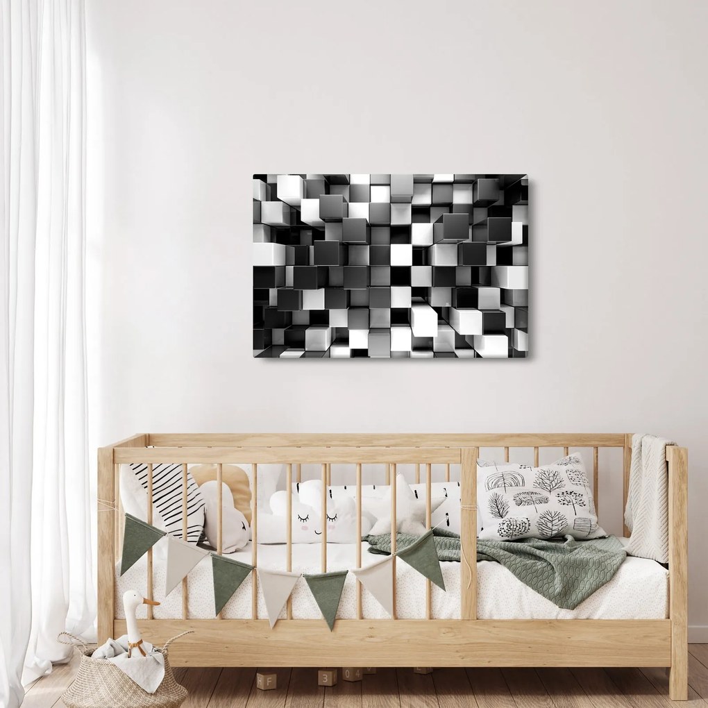 Obraz - Kocky (90x60 cm)