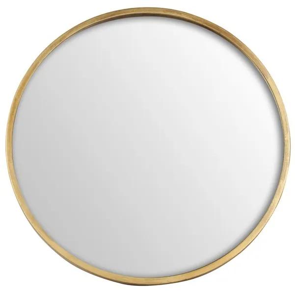 Okrúhle nástenné zrkadlo ANTIQUE GOLD,  50 cm