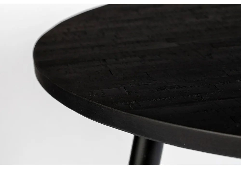 Okrúhly jedálenský stôl z teakového dreva ø 110 cm Mo – White Label