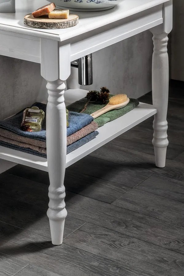 Sapho Sapho, CIMBURA umývadlový stolík 80x50x75cm, starobiela, CIM850