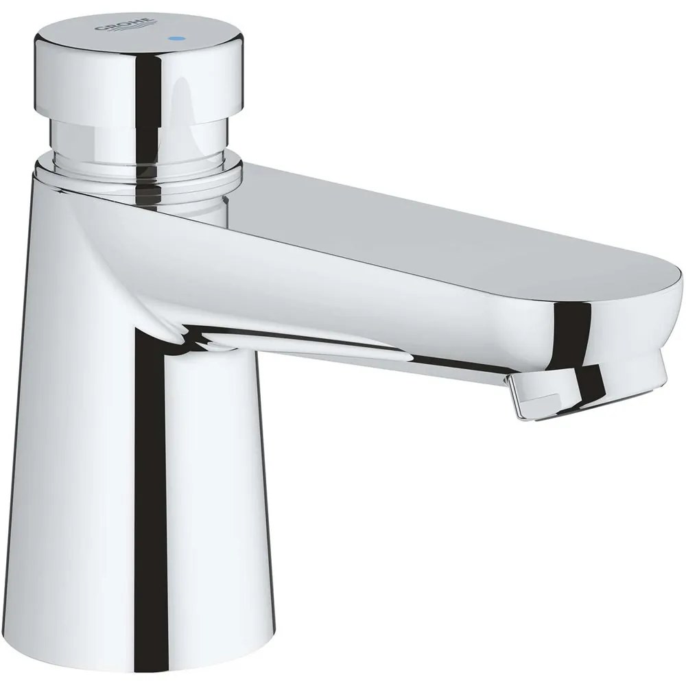 GROHE Euroeco Cosmopolitan T samouzatvárací stojankový ventil bez odtokovej súpravy, výška výtoku 56 mm, chróm, 36265000