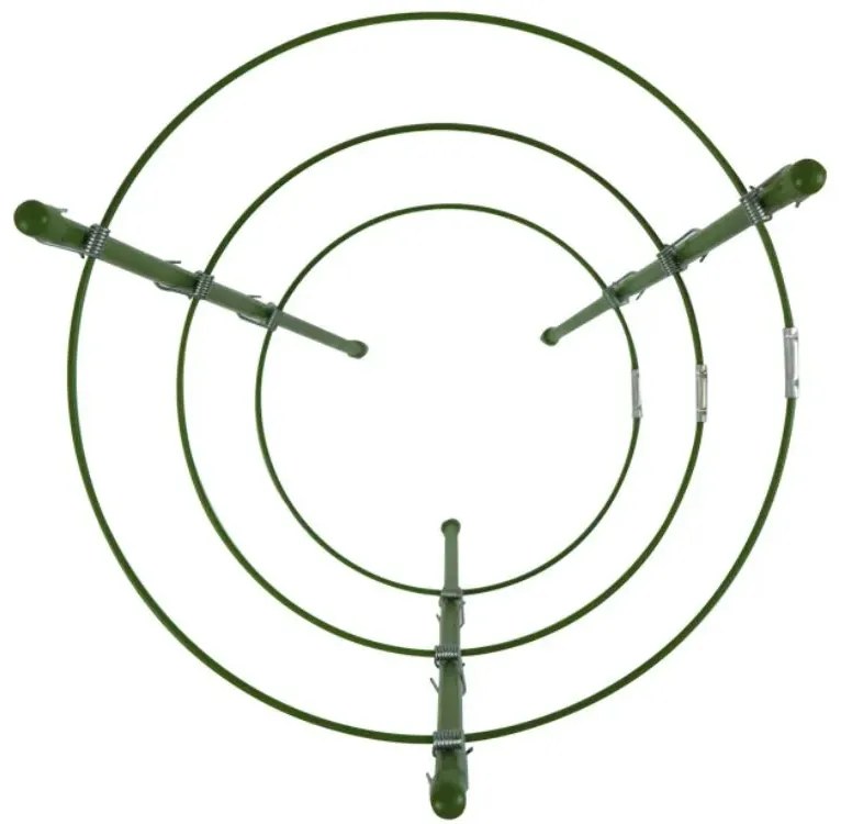 Kruhová opora pre rastliny v kvetináčoch VERK 01894 - 3 kruhy