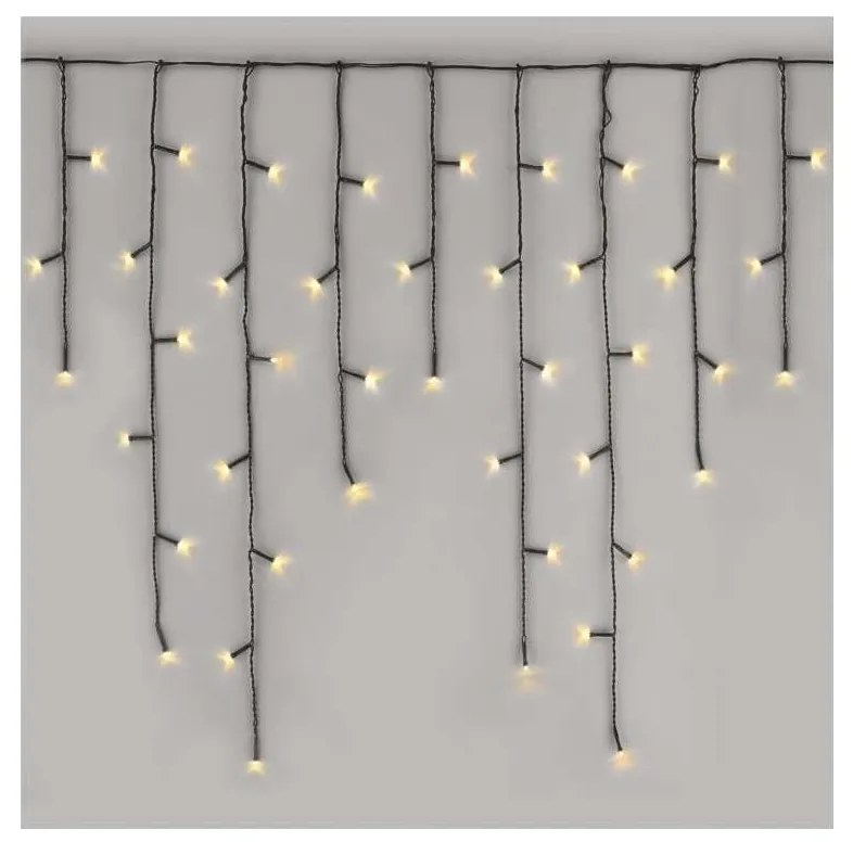 LED Vianočná vonkajšia reťaz 200xLED/8 módov 8,6m IP44 teplá biela