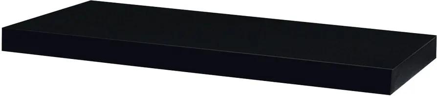 Nástenná polička Shelfy 60 cm, čierna