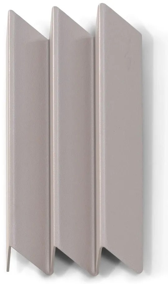 Taupe kovový nástenný vešiak s poličkou 13 cm Sensu – Spinder Design
