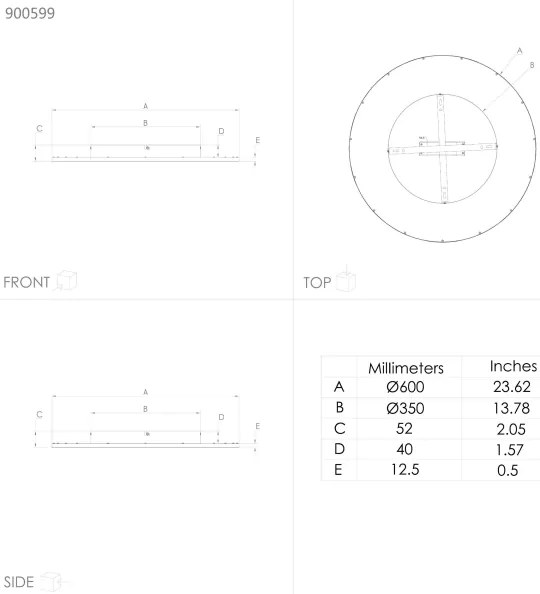 Eglo 900599 - LED Stmievateľné stropné svietidlo LANCIANO LED/35W/230V + DO
