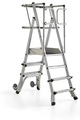 Plošinový rebrík ATOP, 3-4 priečky, 710-890 mm