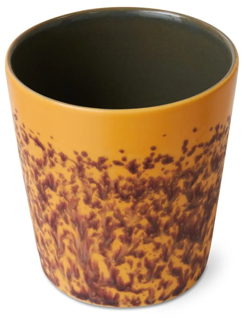 HK living Kameninový hrnček Coffee mug 70's Bay 200 ml