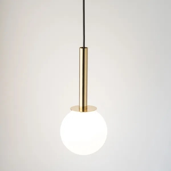 Luster na lanku DAISY 1xG9/12W/230V pr. 14 cm zlatá/čierna/biela