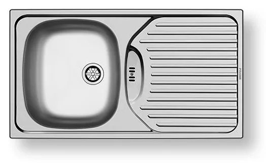 Pyramis 100139001 - Kuchynský drez ET78 78x43,5 cm satin