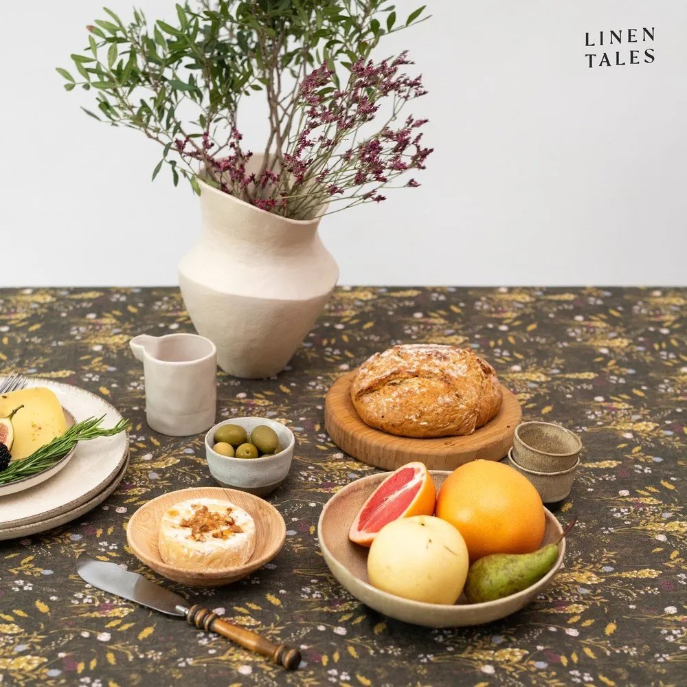 Ľanový obrus 140x140 cm Woodland – Linen Tales