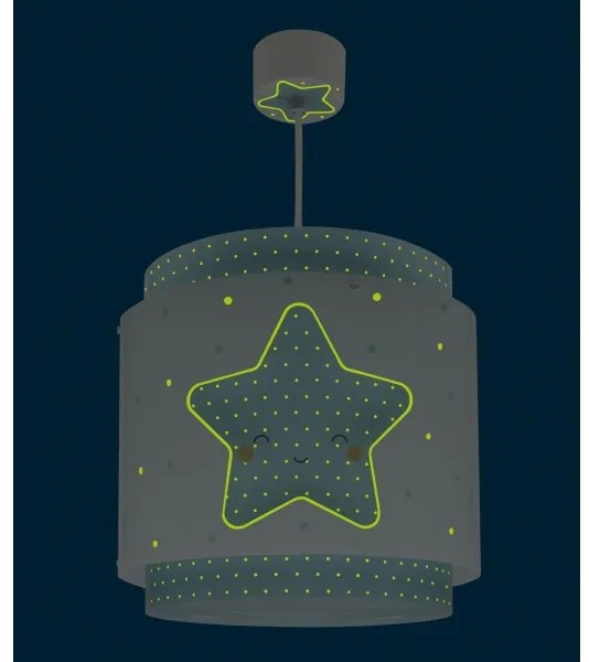 Dalber 76012T - Detský luster BABY DREAMS 1xE27/15W/230V modrá