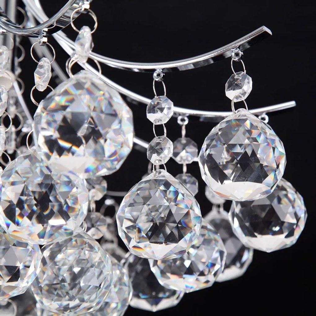 Toolight - Stropné svietidlo 3xE14 APP784-3C, chrómová, OSW-05035