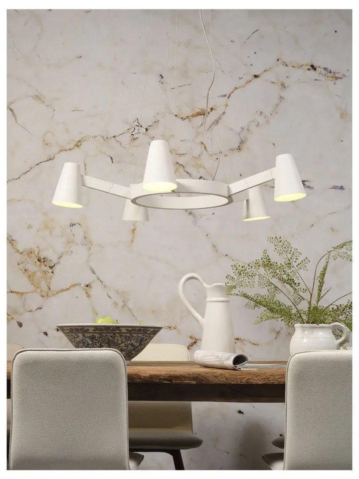 Sivé závesné svietidlo Biarritz – it's about RoMi