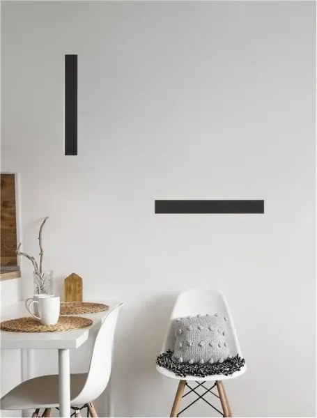 LED nástenné svietidlo Seline 60 čierne