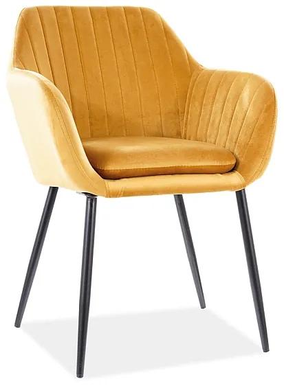 Jedálenská stolička WENUS Velvet, 87x82x40, bluvel 68