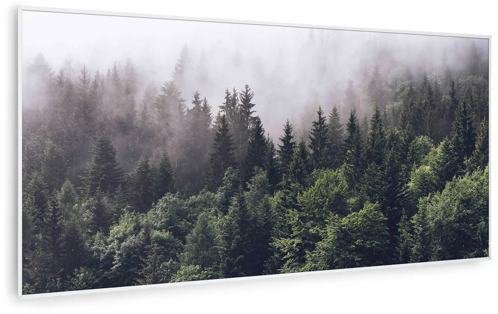 Wonderwall Air Art Smart, infračervený ohrievač, 120 x 60 cm, 700 W, les