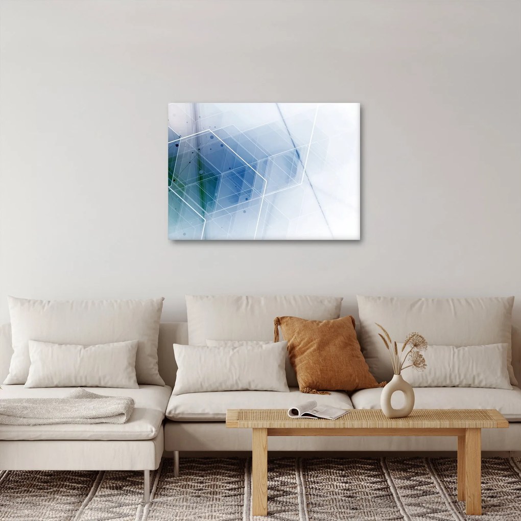 Obraz - Geometrické útvary (70x50 cm)