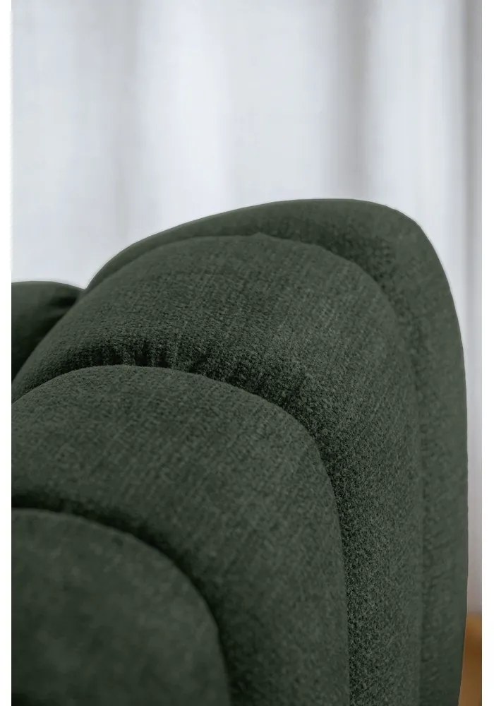 Tmavozelená rohová pohovka (ľavý roh/do L) Shell – Miuform