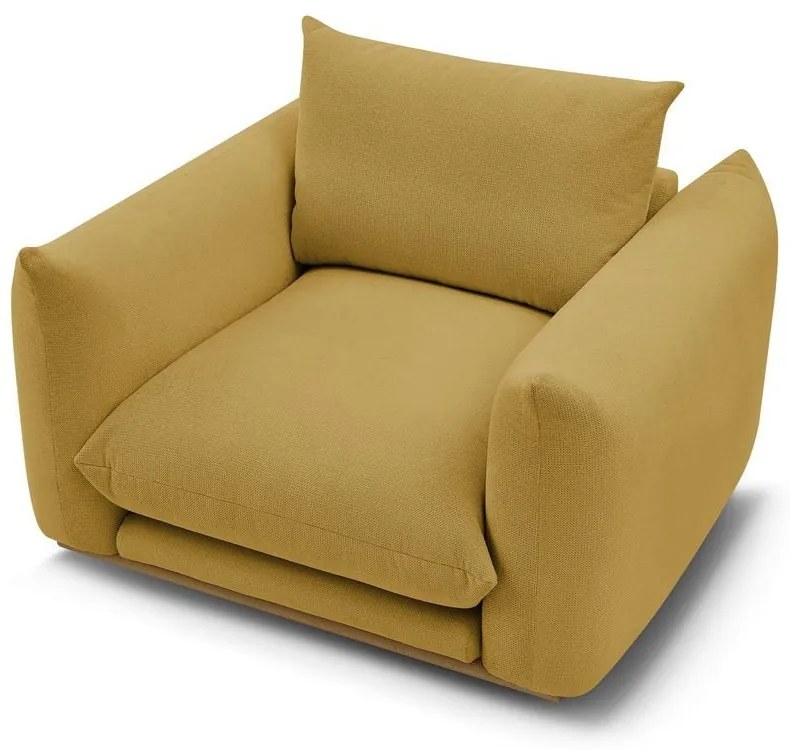 Žlté kreslo Ernest – Bobochic Paris