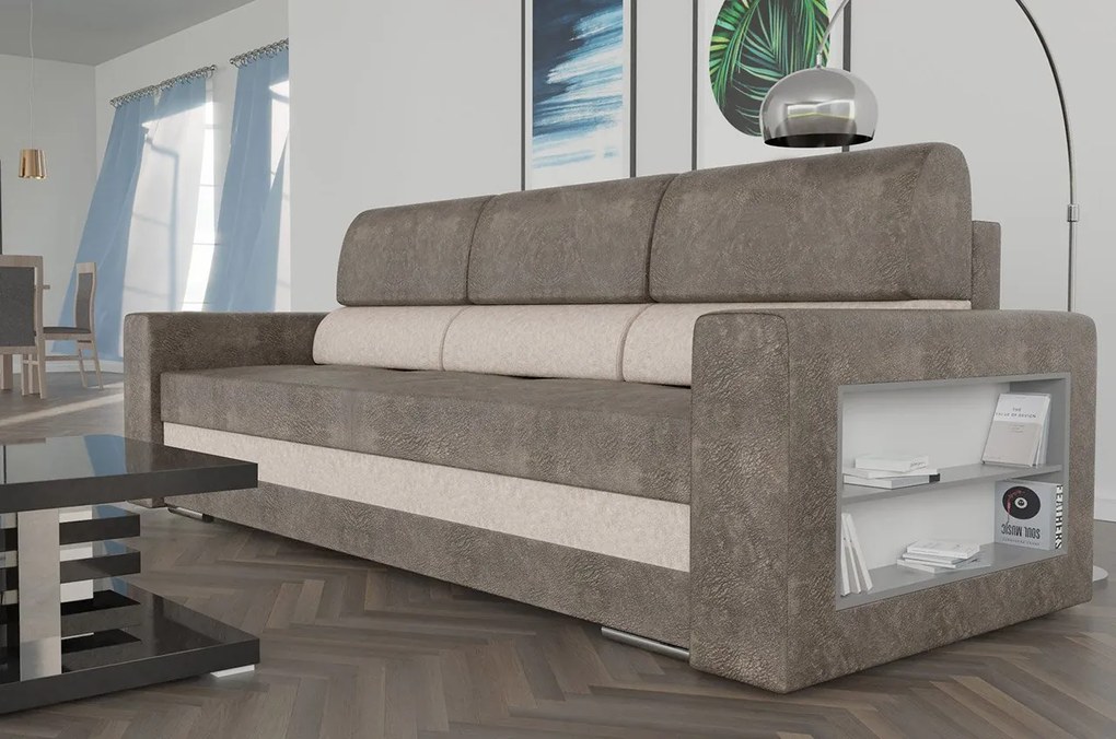Pohovka s úložným priestorom Carina, Dostupné poťahy: Amor Velvet 4311