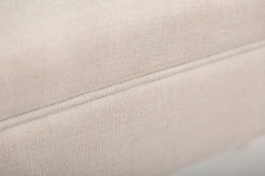 Krásna dizajnová lavica Scarlett 90 cm – v jemnej béžovej látke