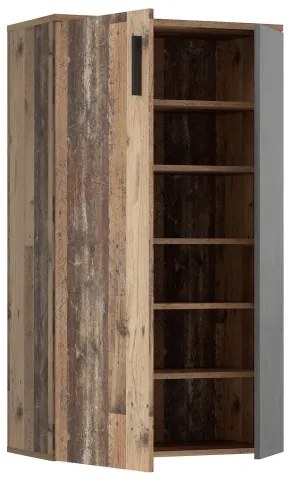 Botník ETON hnedá/antracit