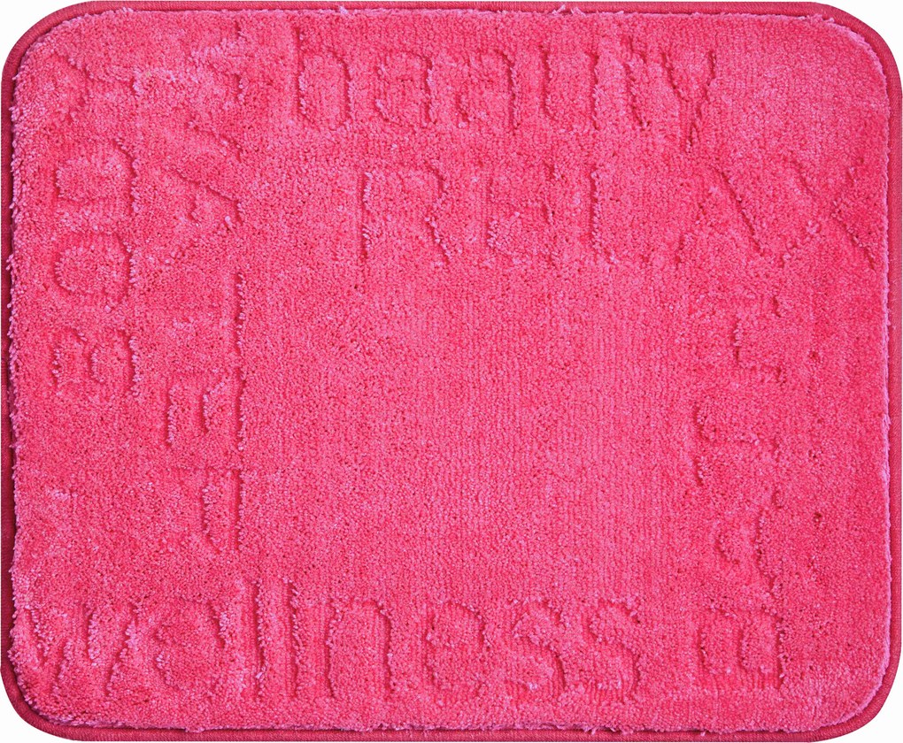 GRUND Kúpeľňová predložka FEELING ružová Rozměr: 50x60 cm