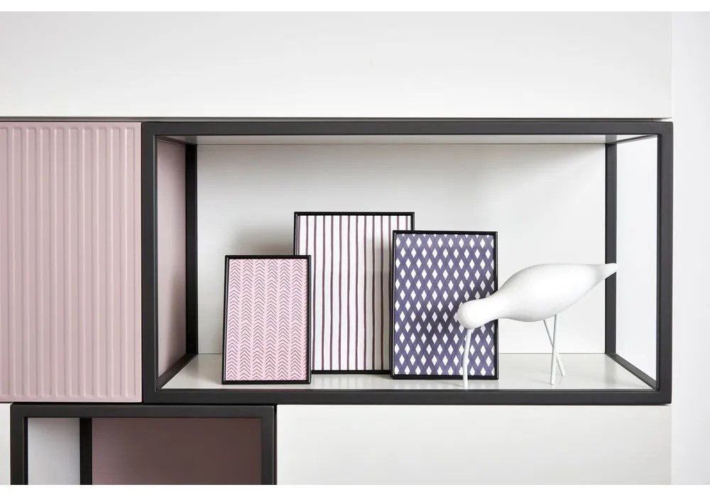 Čierny kovový stojací/na stenu rámček 11x16 cm Sweet Memory – Zilverstad