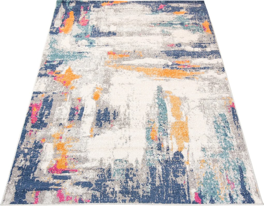 TA Koberec G039A BIELA/TMAVOMODRÁ DENVER FAA Rozmer: 120x170 cm