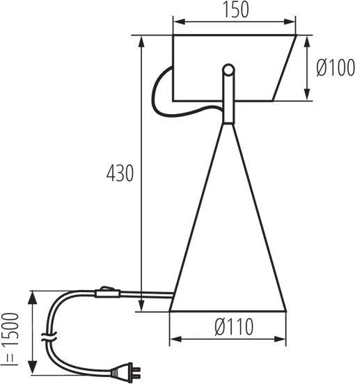Kanlux 36260 - Stolová lampa LARATA 1xE27/5W/230V biela
