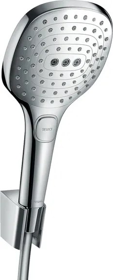 Hansgrohe Raindance Select E, sprchový set 120 3jet s hadicou 1600 mm, chrómová, HAN-26720000