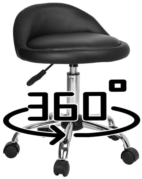 Pracovná stolička LOMO čierna