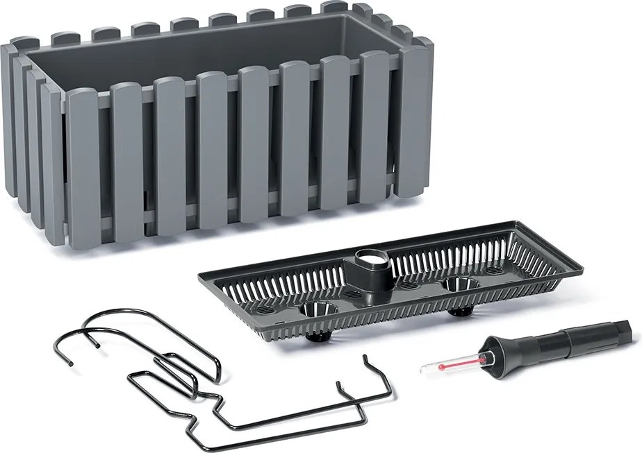 Závesný kvetináč BOARDEE FENCYCASE W hnedý