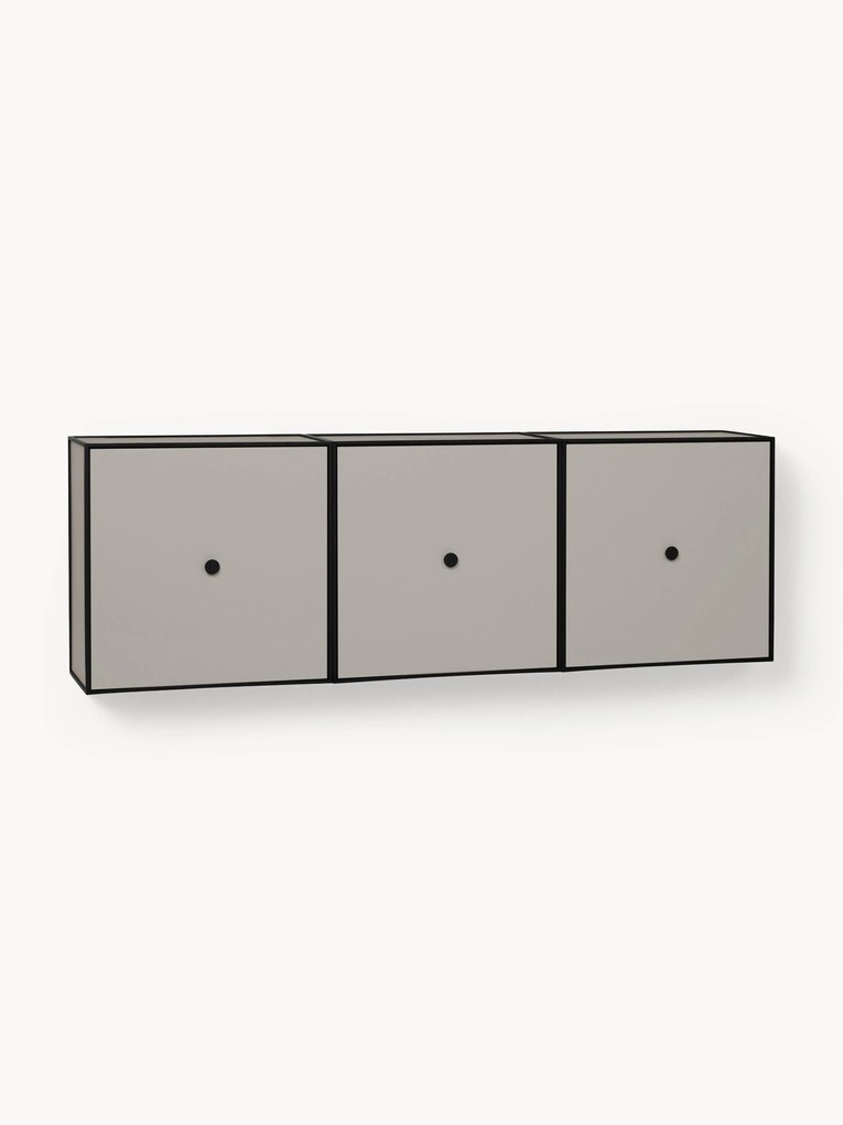 Nástenný konzolový stolík z dreva a kovu Frame