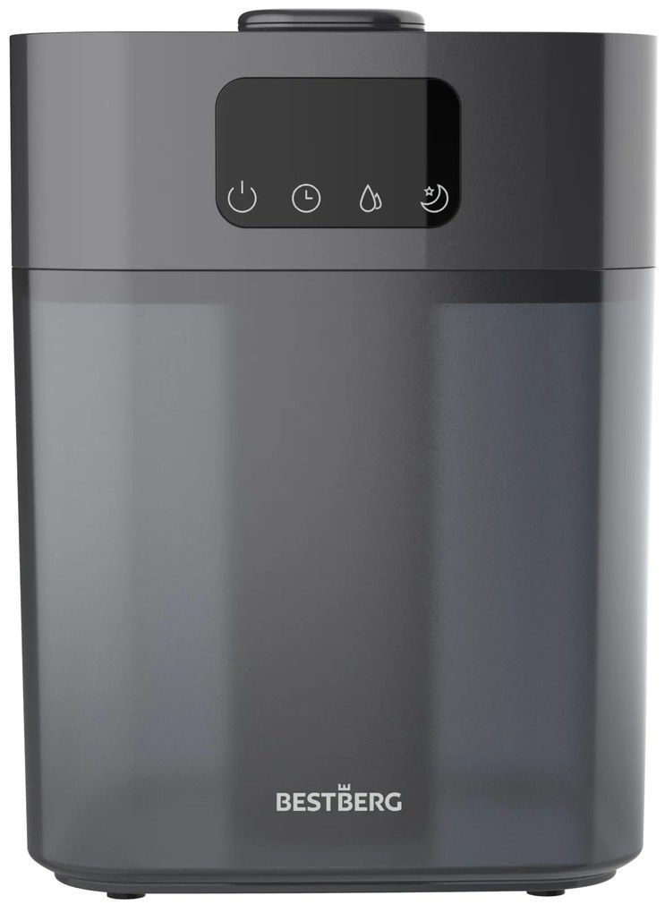 Ultrazvukový zvlhčovač vzduchu BestBerg BBAH-10G / 22 W / 5,5 l / 300 ml/h / sivá