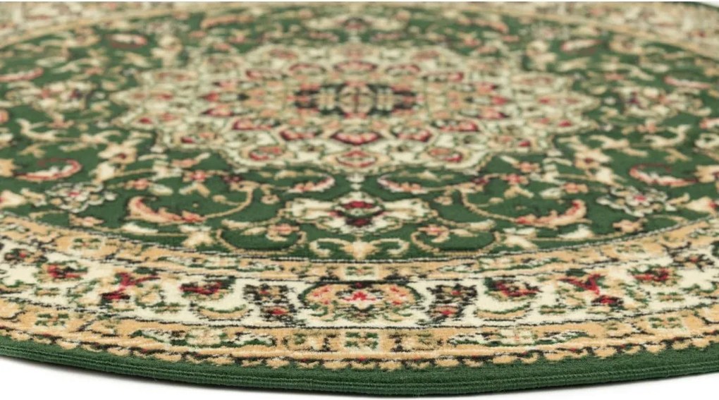 TA Koberec F740A ZELENÝ ATLAS PP KOLESO Rozmer: 80x80 cm