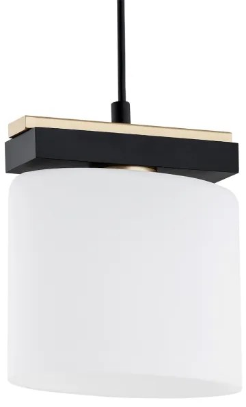 Argon 8276 - Luster na lanku CANOA 1xE27/15W/230V čierna