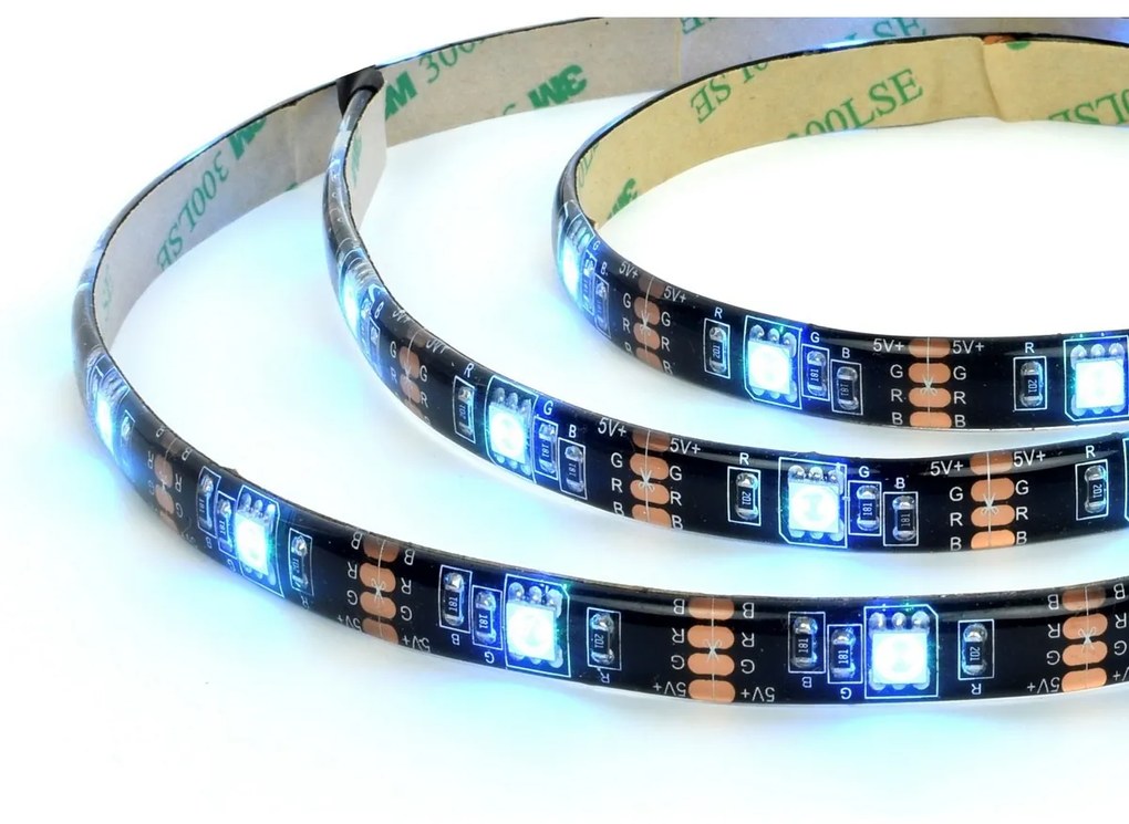 Retlux RLS 102 LED pásik s USB konektorom RGB, 2 x 50 m