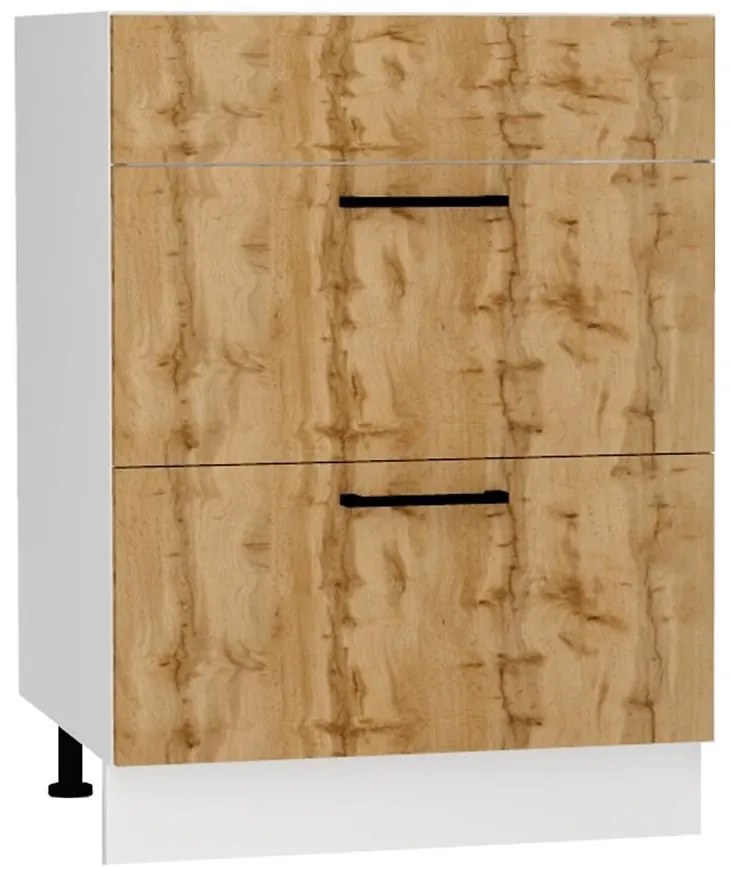 Kuchynská skrinka Bono D60pc S/2 Zasl dub wotan