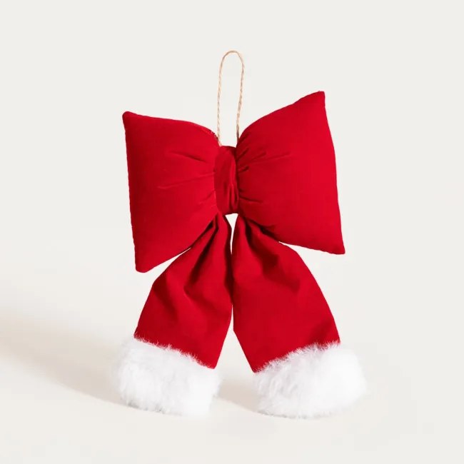 Závesná vianočná dekorácia BOWE mašľa 755101