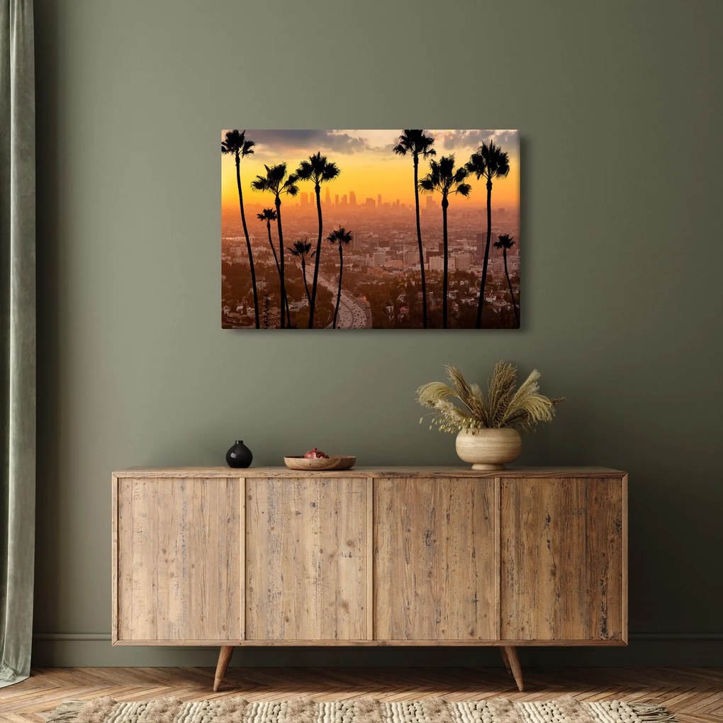 Obraz - Panorama Los Angeles (90x60 cm)