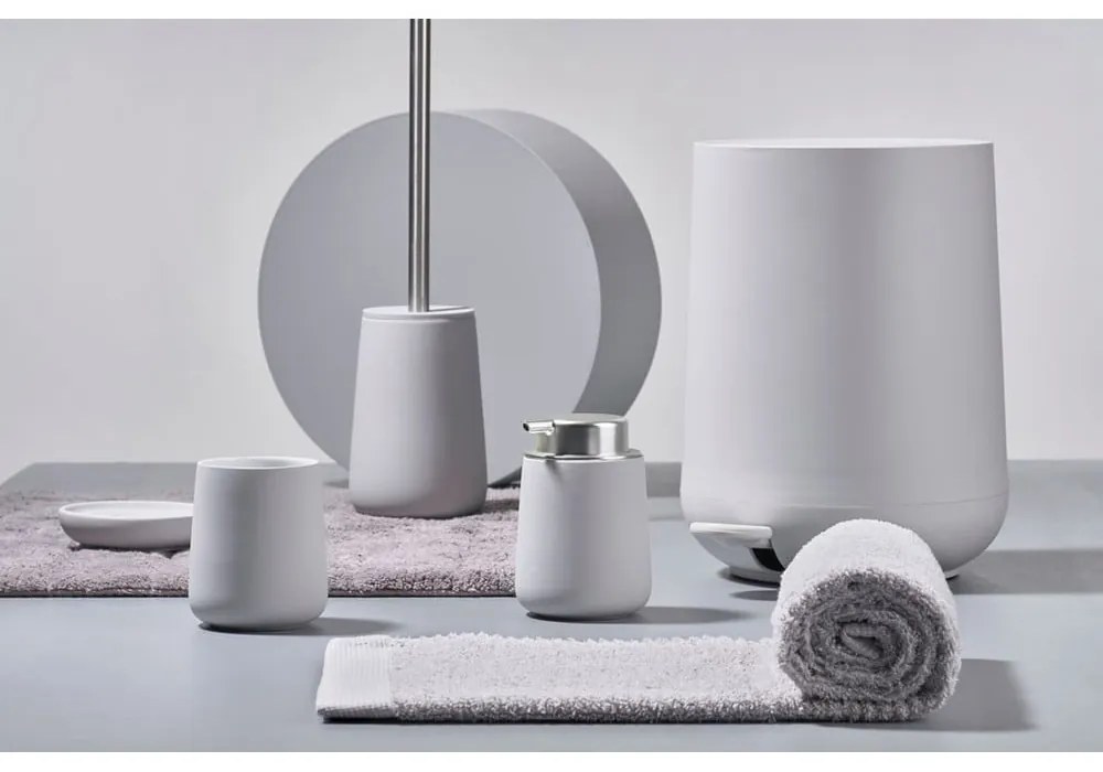 Svetlosivý plastový odpadkový kôš 3 l Nova – Zone