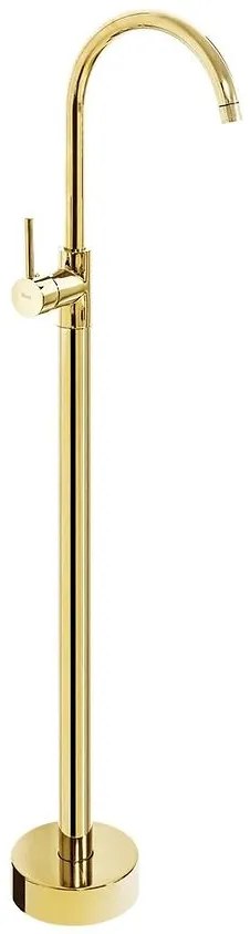 Umývadlová batéria voľnestojaca Rea Lungo Ortis zlatá