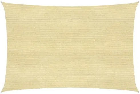 vidaXL Tieniaca plachta 160 g/m², béžová 5x7 m, HDPE-