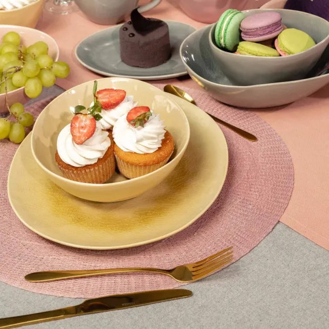 Súprava príborov ABELE ALL zlatá 16 ks 951910