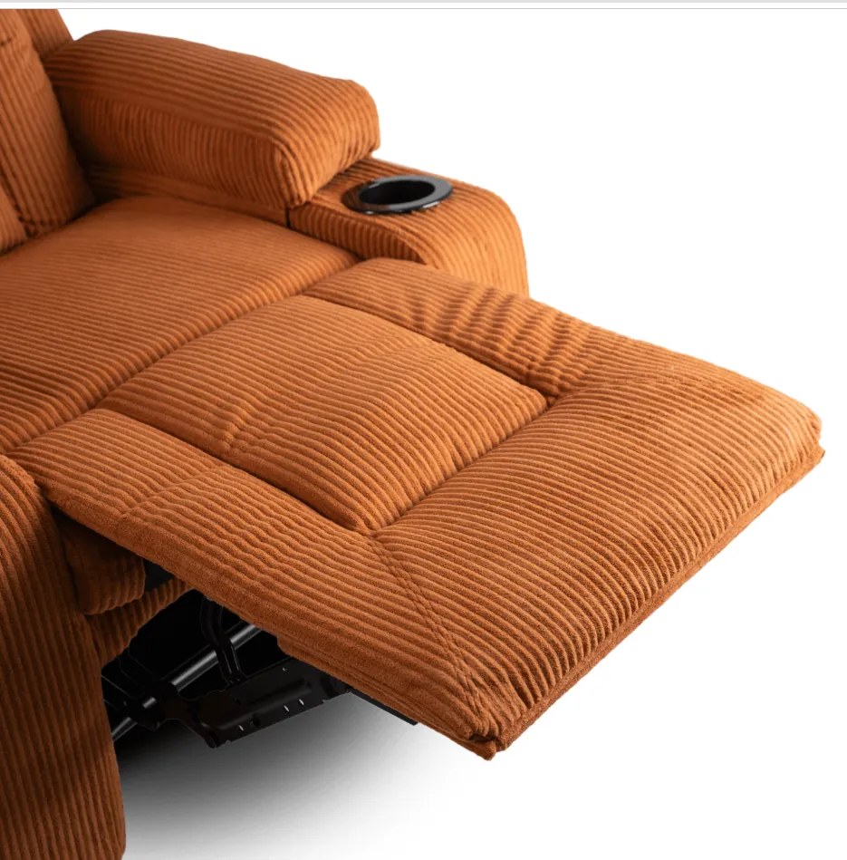Masážne kreslo BOX Reclining Rudy Corduroy