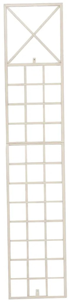 Mriežka na popínavé rastliny Trigo - 198 x 40 cm - Krémová antik