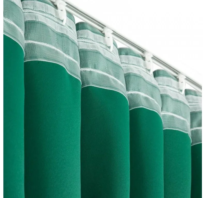 DECOREUM Jednofarebný zatemňovací záves s páskou na stropné koľajnice 140 cm x 300 cm grafitová 100 % polyester Rozmer varianty: 140 cm x 300 cm, Farba varianty: Purpurová 104836